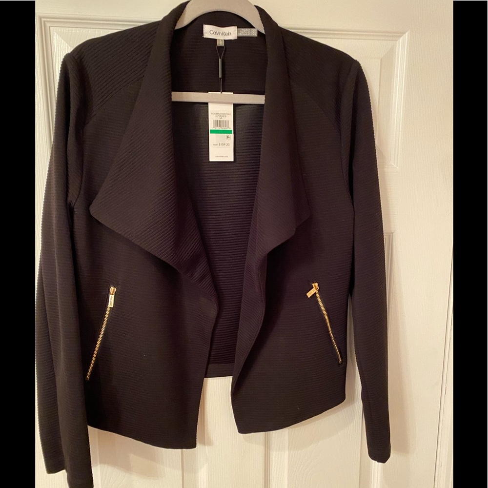 Calvin Klein black cardigan size Large